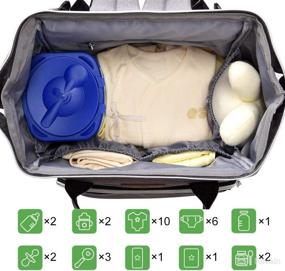 img 2 attached to EI Sonador Multi Function Maternity Waterproof Diapering for Diaper Bags