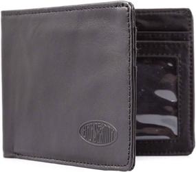 img 4 attached to 👔 Enhanced Slimline Leather Bi Fold Men's Accessories by Big Skinny