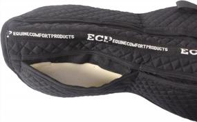 img 2 attached to Adjustable Memory Foam Correction Half Saddle Pad For Enhanced Equine Comfort By ECP