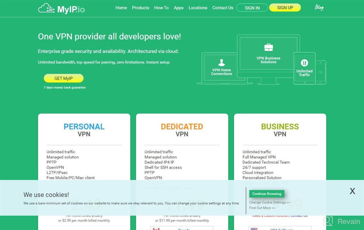 img 1 attached to MyIP.io Static VPN review by Phillip Johnson