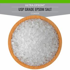 img 1 attached to Unscented Coarse Grain Epsom Salt: 5 Pound Bag - SaltWorks Ultra Bath Salts