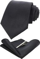 👔 jemygins formal necktie pocket square: elevate your style with high-quality men's accessories логотип