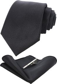 img 2 attached to 👔 JEMYGINS Formal Necktie Pocket Square: Elevate Your Style with High-Quality Men's Accessories