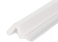 9/16" x 5/8" white v-shaped door seal strip - 35ft fowong kerf weather stripping. logo