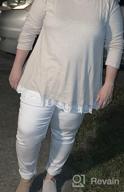картинка 1 прикреплена к отзыву Long Sleeve Tunics For Women: Round Neck Blouses And Shirts Perfect For Leggings By Sanifer от Melissa Jones