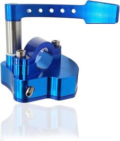 img 4 attached to YICHEN Blue BILLET THUMB THROTTLE ASSEMBLY FOR YAMAHA BANSHEE YFZ RAPTOR 350 660 700 (BLUE)