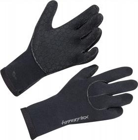 img 4 attached to Stay Warm In The Water With Hyperflex Men'S 5Mm Access Wetsuit Gloves