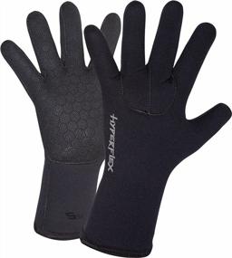 img 3 attached to Stay Warm In The Water With Hyperflex Men'S 5Mm Access Wetsuit Gloves