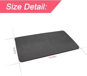 img 3 attached to BLAU GRUN Car Dashboard Anti-Slip Rubber Pad: Universal Non-Slip 🚗 Car Magic Mat for Phones, Sunglasses, Keys, and More (Black/Car Texture)