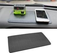 blau grun car dashboard anti-slip rubber pad: universal non-slip 🚗 car magic mat for phones, sunglasses, keys, and more (black/car texture) logo