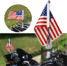 img 3 attached to Aochuang Motorcycle American Flag Kit