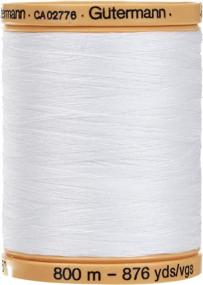 img 3 attached to 🧵 Gutermann 25049 White Cotton Thread Solids - 876 Yards, perfect for Sewing and Crafts