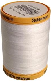 img 1 attached to 🧵 Gutermann 25049 White Cotton Thread Solids - 876 Yards, perfect for Sewing and Crafts