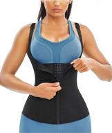 gotoly adjustable straps body shaper waist cincher tank top for quick weight loss логотип