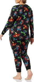 img 1 attached to 👪✨ Family Matching Pajama Sleep Sets by Amazon Essentials featuring Marvel Characters