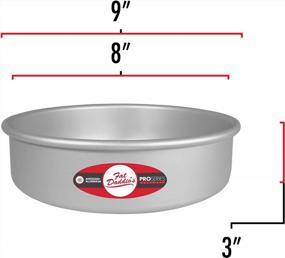 img 2 attached to Get Perfect Cheesecake Every Time: Fat Daddio'S 8X3 Inch Anodized Aluminum Round Cheesecake Pan