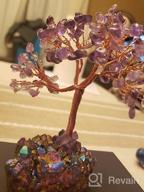 img 1 attached to Fuchsia Titanium Quartz Cluster Money Tree With Colorful Crystals Base For Attracting Wealth And Luck - Mookaitedecor review by Tasha Fisher