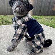 img 1 attached to Soft Cotton Pet Jumpsuit In Cute Rabbit Style - Winter Warm Puppy Pajamas For Small To Medium Dogs And Cats, Boy Or Girl - XS Size - SGQCAR review by Brian Carrizales