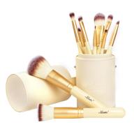 enhance your beauty routine with matto brushes: 10 piece foundation mineral set logo