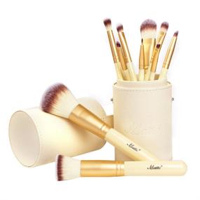 img 1 attached to Enhance Your Beauty Routine with Matto Brushes: 10 Piece Foundation Mineral Set