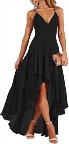 img 4 attached to Stand Out In Style: JAEDEN High Low Prom Dress For Elegant Evening Parties