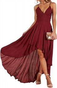 img 2 attached to Stand Out In Style: JAEDEN High Low Prom Dress For Elegant Evening Parties
