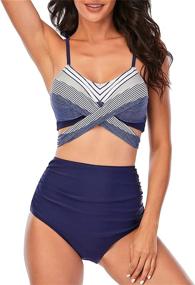 img 3 attached to Zando Swimsuits Bathing Athletic Swimwear Women's Clothing ~ Swimsuits & Cover Ups