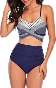 img 4 attached to Zando Swimsuits Bathing Athletic Swimwear Women's Clothing ~ Swimsuits & Cover Ups