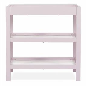 img 4 attached to 🎀 Dream On Me Ridgefield Changing Table in Blush Pink and White - 33.5x16x33.5 Inch - Pack of 1