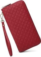 💼 women's turquoise wallet wristlet clutch handbag - quality assurance - by wallets+ logo