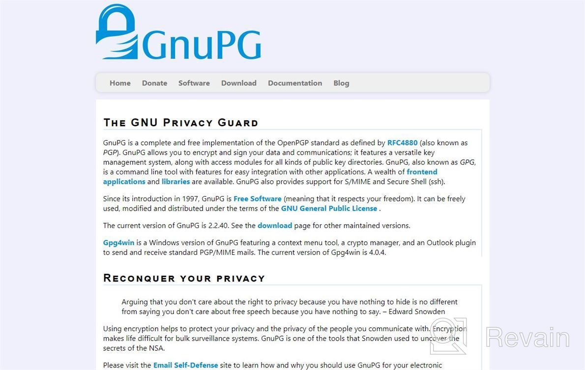 img 1 attached to GnuPG review by Sean Copeland