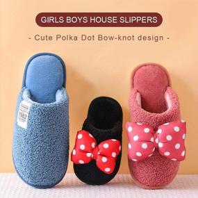 img 3 attached to Mictchz Bowknot Slippers Outdoor Toddler Boys' Shoes : Slippers