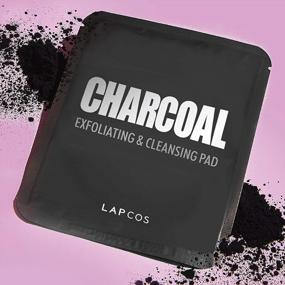 img 3 attached to Korean Beauty Favorite Set: LAPCOS Charcoal Cleansing Pad And Charcoal Daily Face Mask (10-Pack) - Treat Acne-Prone Or Aging Skin With Salicylic Acid And Clear Complexion For Optimal SEO
