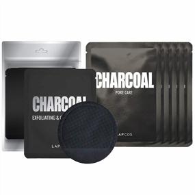 img 4 attached to Korean Beauty Favorite Set: LAPCOS Charcoal Cleansing Pad And Charcoal Daily Face Mask (10-Pack) - Treat Acne-Prone Or Aging Skin With Salicylic Acid And Clear Complexion For Optimal SEO