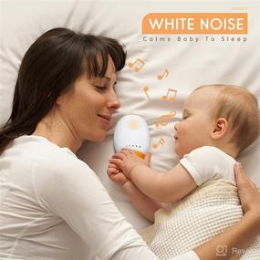 img 3 attached to 🌟 Nueplay Baby Sound Machine: Portable White Noise Sleep Soother with Night Light and Star Projector – Ideal for Adults, Toddlers, and Kids on Travel