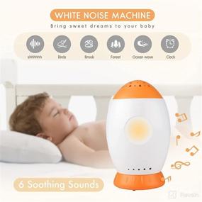 img 2 attached to 🌟 Nueplay Baby Sound Machine: Portable White Noise Sleep Soother with Night Light and Star Projector – Ideal for Adults, Toddlers, and Kids on Travel