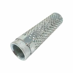img 4 attached to Gloxco 1" Long Style Suction Strainer, Round Hole, Zinc Plated Steel (STR-L100)