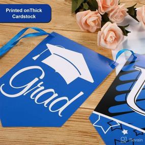 img 1 attached to 2022 Graduation Banner - Easy Set-up Congrats Party Decorations for College & High School, No DIY Needed - Blue