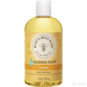 img 4 attached to 🛁 Burt's Bees Baby Bubble Bath, 12 Ounces - Hypoallergenic & Gentle Formula (Packaging May Vary)