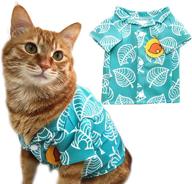🦁 yudanae animal tom shirt hood for cat small dog - fun pet cosplay costume headwear logo