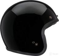 ride in style and safety: bell custom 500 helmet - gloss black (large) логотип