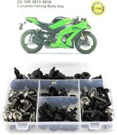 kawasaki mounting fastenings grommets titanium logo