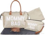 👜 mommy bag for hospital: diaper bag tote with changing pad, labor & delivery hospital bags logo