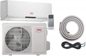 img 4 attached to YMGI Ductless Mini Split Air Conditioner With Heat Pump - 18000 BTU, 1.5 Ton, 23 Seer, 15 Ft Lineset Included