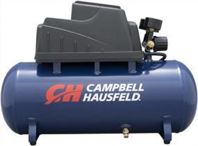 img 3 attached to Портативный безмасляный воздушный компрессор с горизонтальным резервуаром на 3 галлона и набором аксессуаров из 10 предметов, включая воздушный шланг и пистолет для накачивания - Campbell Hausfeld FP209499AV