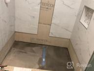 картинка 1 прикреплена к отзыву Neodrain 54-Inch Linear Shower Drain With Tile Insert Grate, Brushed 304 Stainless Steel Rectangle Floor Drain Manufacturer With Leveling Feet And Hair Strainer от Evan Roberts