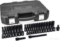 🛠️ gearwrench impact socket set: 44 piece 3/8" drive, 6 point, standard & deep, sae/metric - 84916n логотип