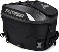 🔒 waterproof motorbike helmet storage bag: gray motorcycle helmet bag seat bag tail bag with added luggage space логотип