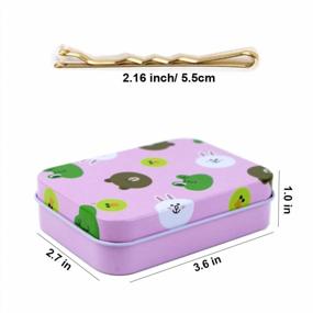 img 2 attached to 200 CT Blonde Bobby Pins For Buns With Cute Case - 2.16 Inches Hair Pins For Kids, Girls And Women - Premium Quality For All Hair Types