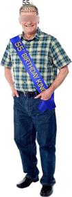 img 1 attached to 👑 55th Birthday King Crown and Sash Set: Perfect Gifts and Decorations for Men's 55th Birthday Celebration!